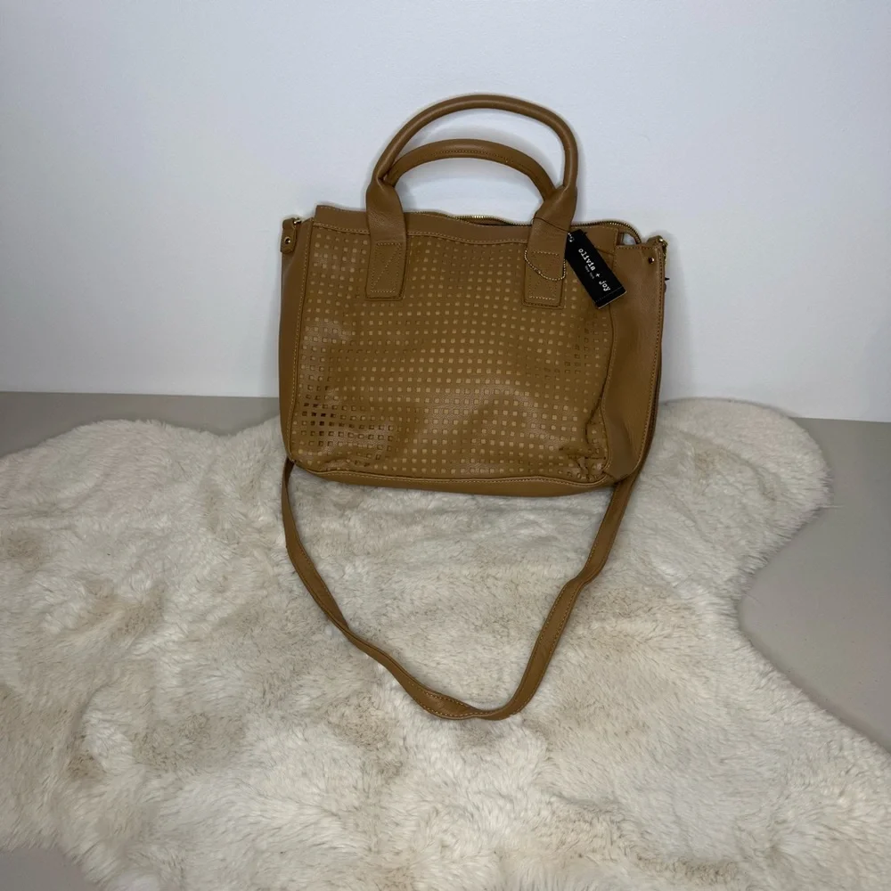NWT‎ Olivia + Joy Caramel Satchel